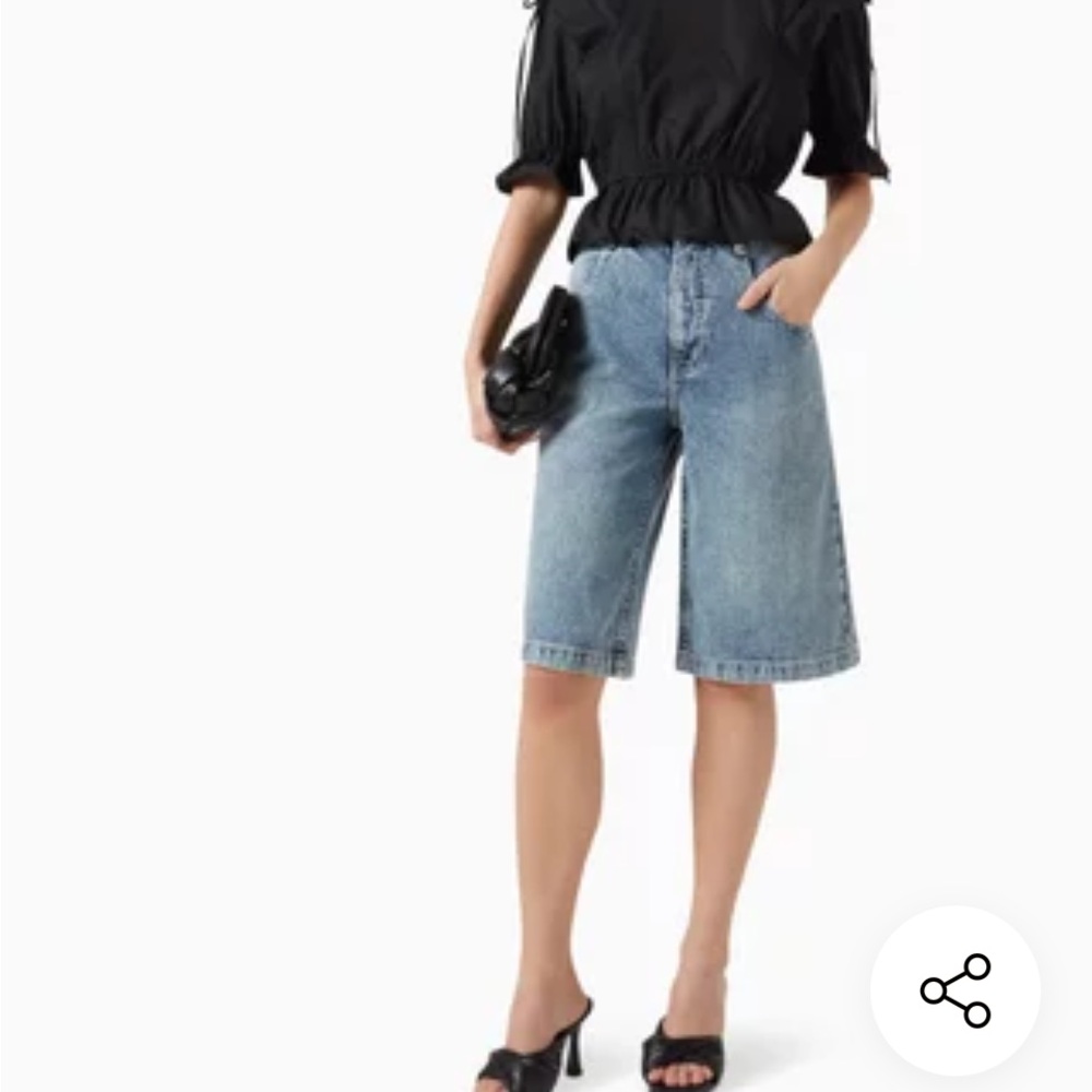 Frame Denim Skater Shorts NWT